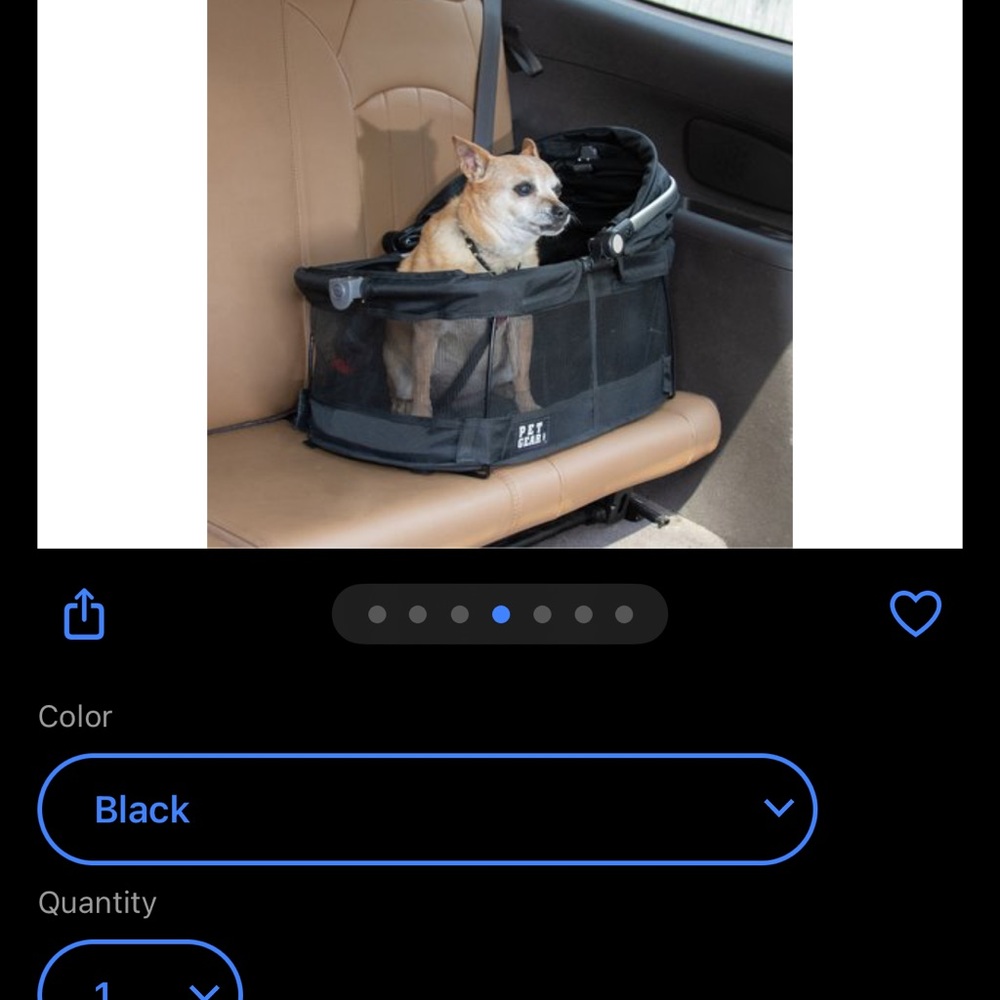 Car Seat Pet Gear